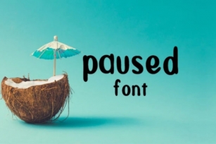 Paused Font Download