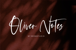 Oliver Notes - Handwritten Font Font Download