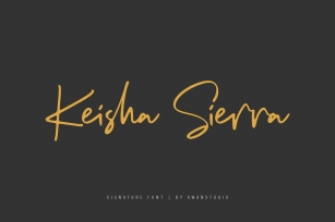 Keisha Sierra Font Font Download