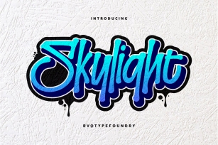 Skylight Graffiti Font Download