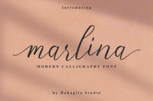 Marlina - Modern Calligraphy Font Font Download