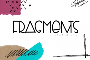 Fragments - A Fun Handwritten Font Font Download