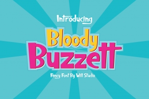 Bloody Buzzett Font Download