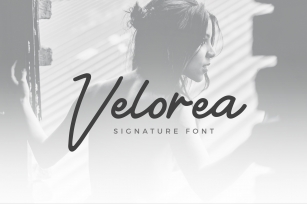Velorea - Signature Font Font Download
