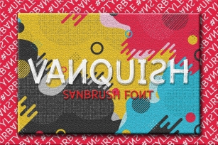 Vanquish | Sanbrush Font Font Download