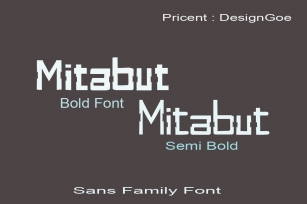 Mitabut Family Font Download