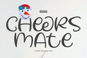 Cheers Mate - A Cute and Playful Font. Font Download