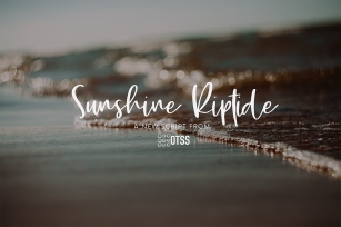 Sunshine Riptide Font Download