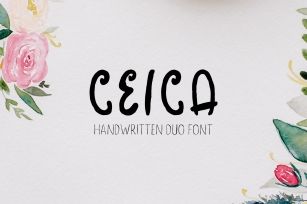 Ceica Handwritten Duo Font + Bonus Font Download