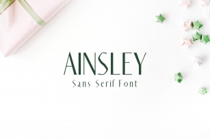 Ainsley Sans Serif Typeface Font Download
