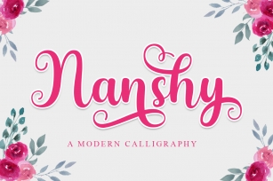 Nanshy - A Modern Calligraphy Font Font Download