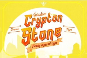 crypton stone type Font Download