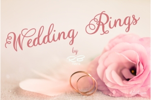 Wedding Rings font Font Download