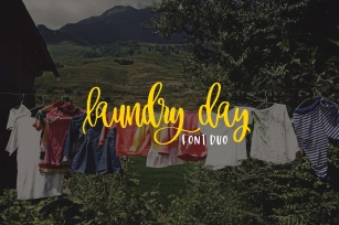 Laundry Day Font Duo Font Download