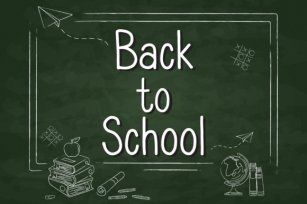 Back to School Font Download