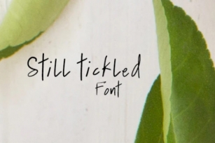 Still Tickled Font Download