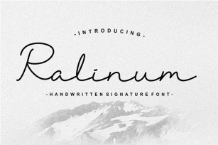 Ralinum Font Download