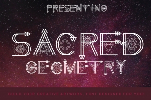 Sacred Geometry Font Font Download