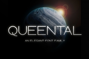 Queental - Elegant Sans Font Family Font Download