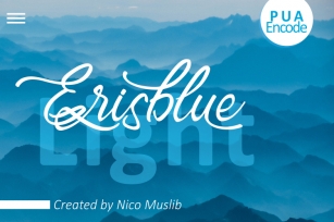 Erisblue Light Font Download
