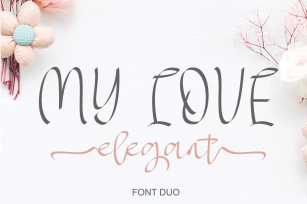 MY LOVE elegant Font Download