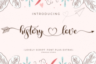 History Love Font Download