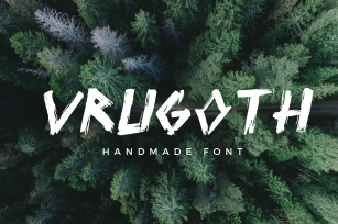 Vrugoth - Handmade Font Font Download