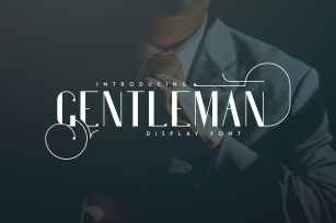 Gentleman font  10 Logo Templates Font Download