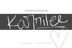 Karrilee - Chic Brush Font Font Download
