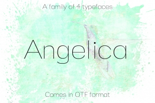 ANGELICA, A Thin Typeface Font Download