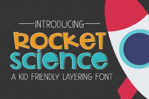 Rocket Science Layering Font Font Download
