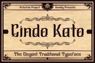 Cindo Kato Typeface Font Download