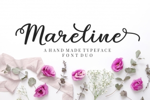 Mareline Script Font Duo Font Download
