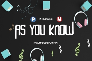 As You Know Font Download