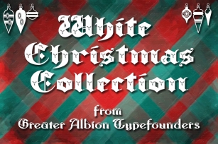 White Christmas Collection Font Download