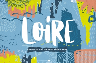 Loire Font Pack & Graphic Bundle Font Download
