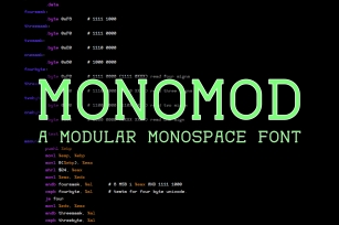 Monomod Font Download