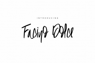 Facino Dolce Font Download