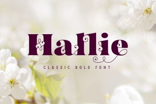Hallie - Bold Classic Font Font Download