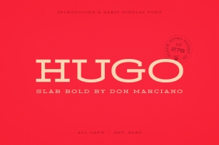 Hugo Slab Serif Bold Font Download