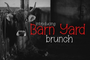 Barn Yard Brunch Font Download