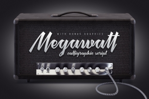 Megawatt font + Bonus Font Download