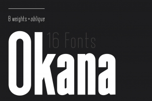 Okana - Sans Serif Font Font Download