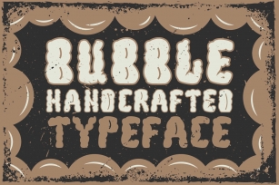 Bubble handcrafted typeface Font Download