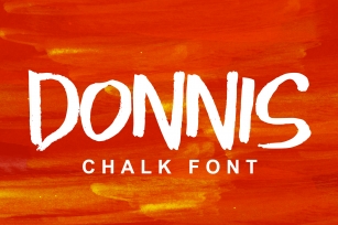 Donnis Chalk Font Font Download