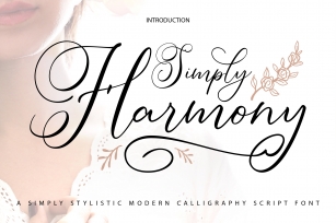 Simply Harmony | ASimply Stylistic Modern Calligraphy Script Font Download