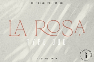 La Rosa Elegant Unique Serif Font Font Download
