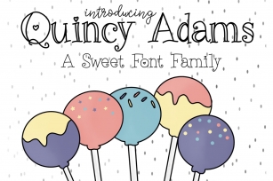 Quincy Adams - A Sweet Hand Written Font Font Download