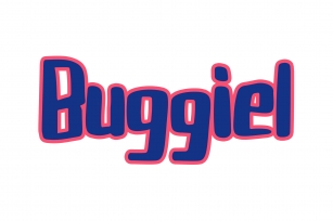 Buggiel - Bold and Fun Font Font Download