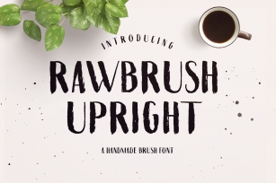 Rawbrush Upright Font Download